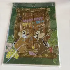ディズニー　チップとデール　ダイカット5インデックスクリアファイル  7枚セット ディズニー チップとデール ダイカット5インデックスクリア