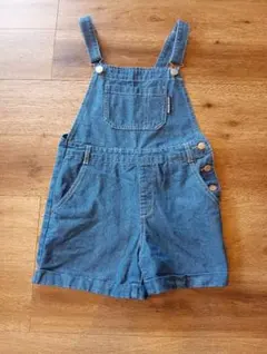 数回着用で美品❢ RICCA RICCA デニムオーバーオールショートパンツ