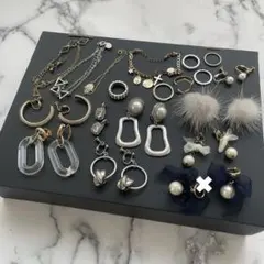 多様なデザイン　アクセサリーまとめ売り　イヤリング　リング　指輪　ブレスレット