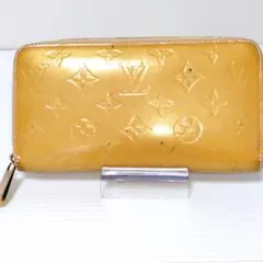 ルイヴィトン ヴェルニ ジッピーウォレット タッシリイエロー M91470