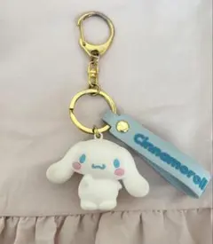 シナモロール シナモン 立体ラバーマスコット キーホルダー ストラップ