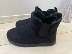 ブラックムートンブーツ ショート