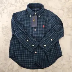 Ralph Lauren 長袖シャツ 2T グリーン系チェック