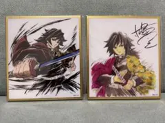 鬼滅の刃 WEBSHOPくじ アクリル色紙 冨岡義勇 2点