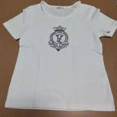 NEWYORKER 半袖Tシャツ ホワイト ロゴプリントのサムネイル