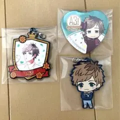A3！春組　皆木綴　ラバスト　缶バッジ