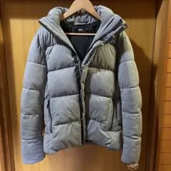 AZUL フード付きダウンジャケット Mサイズ グレー