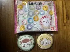 ちいかわ　刺繍缶バッジ2　くりまんじゅう＆シーサー
