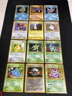 ポケモンカード 旧裏面 まとめ売り 12枚セットのサムネイル