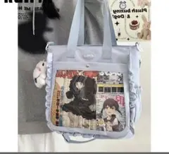 痛バッグ 水色 クリアバッグ