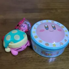 カービィ缶とカービィの置物（おまけつき)