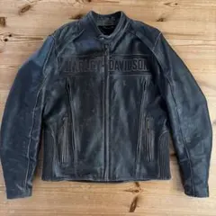 ハーレーダビッドソン　レザーライダースジャケット ヴィンテージ　ビンテージ　本革