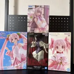 フィギュア 4種セット 勝利の女神 NIKKE 初音ミク 呪術廻戦 まどマギ