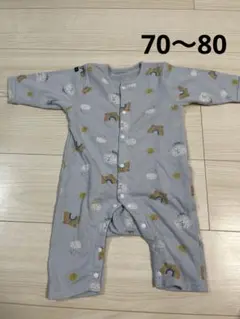 未使用 ロンパース 男の子 70 80 タオル生地