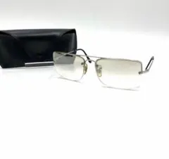 Ray-Ban レイバン サングラス ハーフリム ラデーション スクエアシルバー