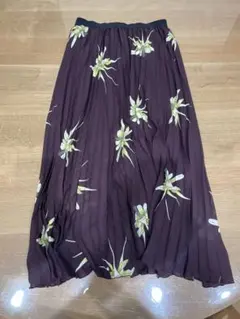 レディーススカート　プリーツスカート　H&M 個性的　お洒落