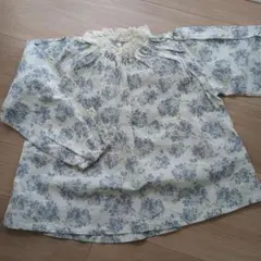 teteatete フラワープリント長袖ブラウス 110