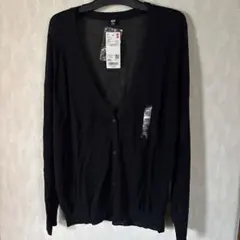 新品　UNIQLO ライトVネックカーディガン XXL ブラック