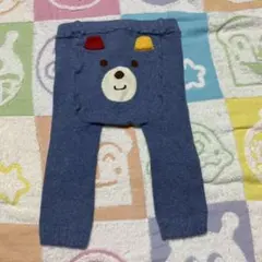 《美品》ホットビスケッツ　クマデザイン レギンス 70-80cm