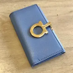 Ferragamo フェラガモ　キーケース　ブルー　6連