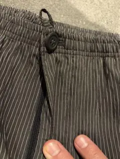 未新品使用 ZARA ザラ リラックス ストライプ ワイドパンツ グレー