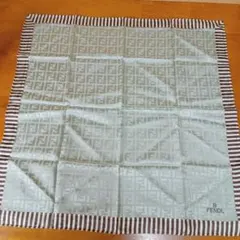 FENDI ストライプデザイン ハンカチ