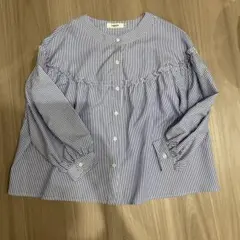 レディースストライプ柄トップス