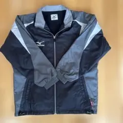Mizuno ナイロンジャケット SSサイズ 上下ブラック/グレー