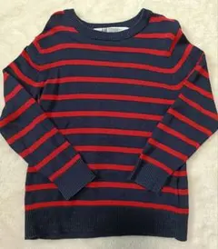 H&M　ボーダー　薄手セーター