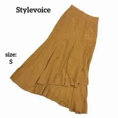 スタイルヴォイスフォーミカ リネン ロングスカート フレア 巻きスカート 春夏のサムネイル