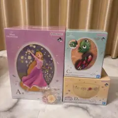 ★未開封★1番くじ ディズニープリンセス A賞 C賞 D賞 セット おまけ付き
