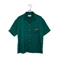 オープン カラー シャツ マンハッタン 刺繍