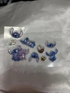 スティッチ　プチドロップステッカー　シール　おすそわけ