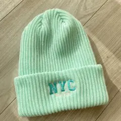 NYC ニット帽　カラーニット