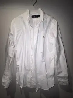 Ralph Lauren ホワイト スリムフィット シャツ M