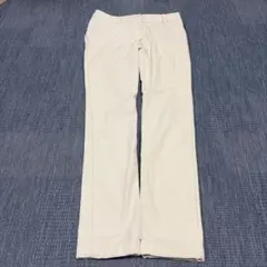 adidas レディース ゴルフパンツ ホワイト サイズS