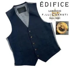 極美品 EDIFICE×Harris Tweed ツイードベスト ジレ サイズL - メルカリ