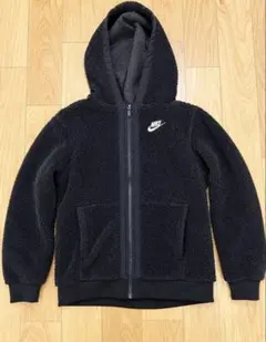 NIKE フリースジャケット 黒 キッズ