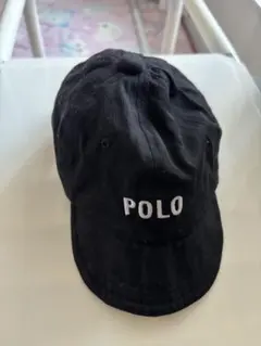 POLO Baby 黒いベビーキャップ 48-50cm