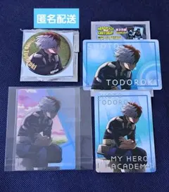 ヒロアカ　轟焦凍　ヒーロープラザ　缶バッジ　カード　特典カード