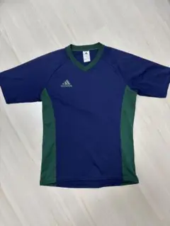 adidas メンズ VネックTシャツ Lサイズ