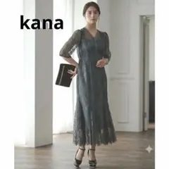 kana オケージョンドレス 3WAY レースボレロ キャミワンピ S結婚式