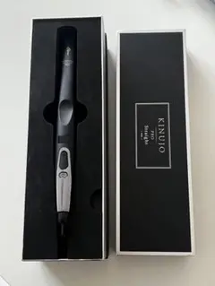 ジャンク品 ヘアアイロン ストレートアイロン ブラック KINUJO 絹女