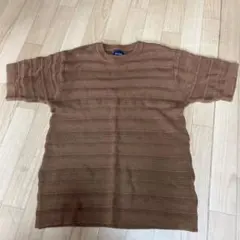 BEAMS ニット Tシャツ ブラウン S