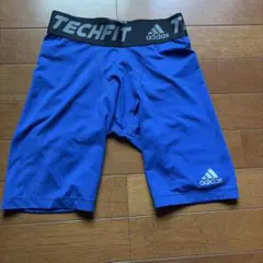 adidas techfit インナータイツ 150 ブルー