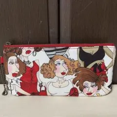 ♡18㎝ファスナーキルティングポーチ♡ハンドメイド　ロラライハリス