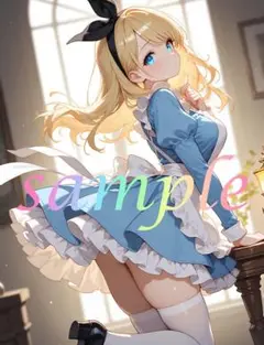 c832 かわいい イラスト アニメ A4ポスター