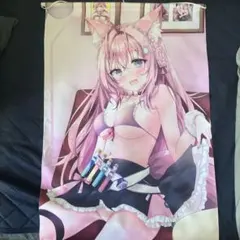 C104 博衣こより B2タペストリー さしみねこ屋 - メルカリ