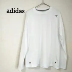 adidas アディダス 長袖 トレーニングウェア シャツ ホワイト