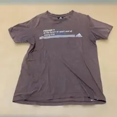adidas ブラウン Tシャツ M